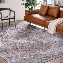 Paloma Brown 2 ft. x 5 ft. Oriental Polyester Area Rug by Abani -Abani Sales brown abani area rugs pal120a 25 31 1000