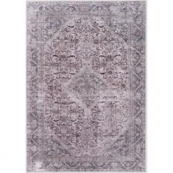 Paloma Brown 2 ft. x 5 ft. Oriental Polyester Area Rug by Abani