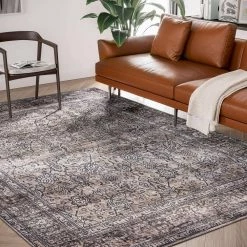 Paloma Brown 5 ft. 3 ft. x 7 ft. 6 in. Oriental Polyester Area Rug by Abani 17 Paloma Brown 5 ft. 3 ft. x 7 ft. 6 in. Oriental Polyester Area Rug by Abani -Abani Sales brown abani area rugs pal150a 5 31 1000
