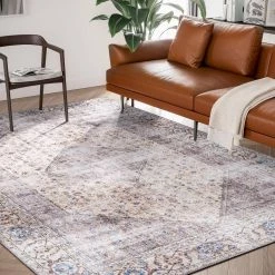 Paloma Brown 2 ft. x 5 ft. Oriental Polyester Area Rug by Abani -Abani Sales brown abani area rugs pal230a 25 31 1000