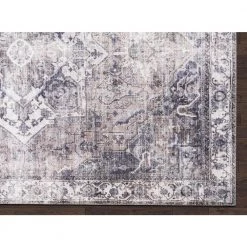 Paloma Brown 6 ft. x 9 ft. Distressed Polyester Area Rug by Abani -Abani Sales brown abani area rugs pal250a 6 40 1000