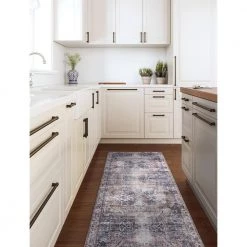 Paloma Brown 6 ft. x 9 ft. Distressed Polyester Area Rug by Abani -Abani Sales brown abani area rugs pal250a 6 44 1000