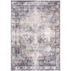 Paloma Brown 6 ft. x 9 ft. Distressed Polyester Area Rug by Abani -Abani Sales brown abani area rugs pal250a 6 64 1000
