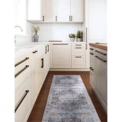 Paloma Brown 5 ft. 3 ft. x 7 ft. 6 in. Oriental Polyester Area Rug by Abani -Abani Sales brown abani area rugs pal280a 5 44 1000