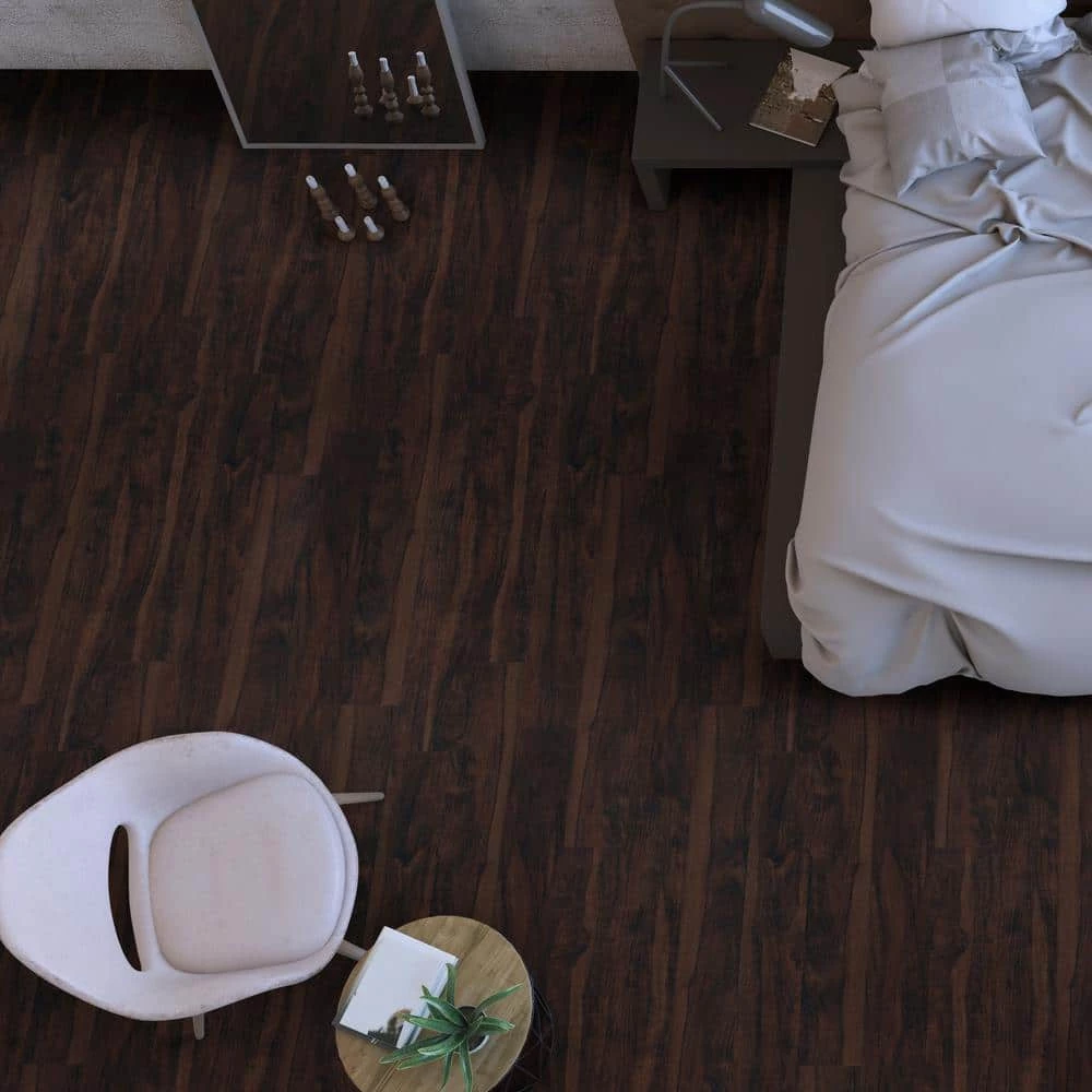 Centennial Aged Walnut 6 in. x 48 in. Glue Down Luxury Vinyl Plank Flooring (36 sq. ft. / case) by A&A Surfaces 7 Centennial Aged Walnut 6 in. x 48 in. Glue Down Luxury Vinyl Plank Flooring (36 sq. ft. / case) by A&A Surfaces - Image 5