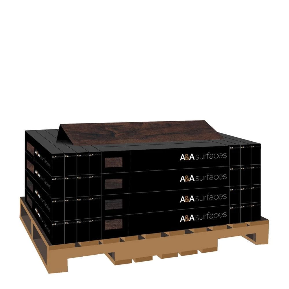 Centennial Aged Walnut 6 in. x 48 in. Glue Down Luxury Vinyl Plank Flooring (36 sq. ft. / case) by A&A Surfaces 11 Centennial Aged Walnut 6 in. x 48 in. Glue Down Luxury Vinyl Plank Flooring (36 sq. ft. / case) by A&A Surfaces - Image 9