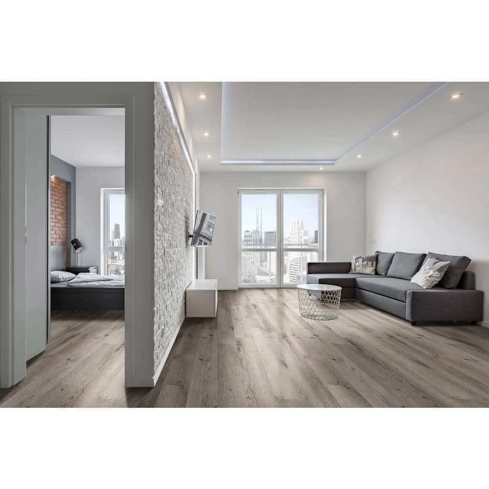 Centennial Empire Oak 6 in. W x 48 in. Glue-Down Luxury Vinyl Plank Flooring (72 Cases/2592 sq. ft./pallet) by A&A Surfaces 8 Centennial Empire Oak 6 in. W x 48 in. Glue-Down Luxury Vinyl Plank Flooring (72 Cases/2592 sq. ft./pallet) by A&A Surfaces - Image 6