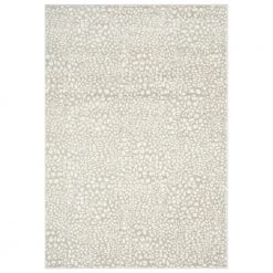 Arto Cream 6 ft. x 9 ft. Abstract Polypropylene Area Rug by Abani