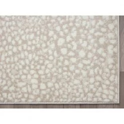 Arto Cream 6 ft. x 9 ft. Abstract Polypropylene Area Rug by Abani -Abani Sales cream abani area rugs art200a 6 c3 1000