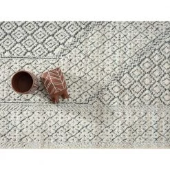 Cabo Cream 4 ft. x 6 ft. Oriental Polypropylene Area Rug by Abani -Abani Sales cream abani area rugs cab110a 4 1f 1000