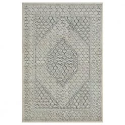Cabo Cream 4 ft. x 6 ft. Oriental Polypropylene Area Rug by Abani
