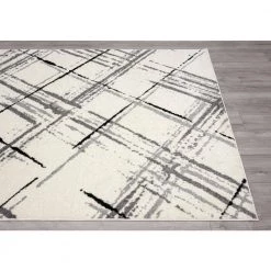 Casa Cream 7 ft. 9 in. x 10 ft. 2 in. Abstract Polypropylene Area Rug by Abani -Abani Sales cream abani area rugs cas200a 8 40 1000