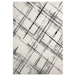 Casa Cream 7 ft. 9 in. x 10 ft. 2 in. Abstract Polypropylene Area Rug by Abani