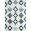 Casa Cream 6 ft. x 9 ft. Geometric Polypropylene Area Rug by Abani