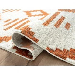 Casa Cream 4 ft. x 6 ft. Geometric Polypropylene Area Rug by Abani -Abani Sales cream abani area rugs cas240a 4 4f 1000