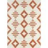 Casa Cream 4 ft. x 6 ft. Geometric Polypropylene Area Rug by Abani -Abani Sales cream abani area rugs cas240a 4 64 1000