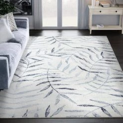 Cruz Cream 6 ft. x 9 ft. Floral Polypropylene Area Rug by Abani -Abani Sales cream abani area rugs cru130a 6 31 1000