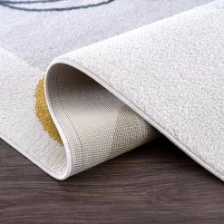 Abani Rugs DECO DEC130A Cream 7 ft. 9 in. x 10 ft. 2 in. Minimalist Geometric Area Rug -Abani Sales cream abani area rugs dec130a 8 c3 1000