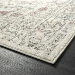 Milas Cream 5 ft. 3 ft. x 7 ft. 6 in. Oriental Polypropylene Area Rug by Abani 13 Milas Cream 5 ft. 3 ft. x 7 ft. 6 in. Oriental Polypropylene Area Rug by Abani -Abani Sales cream abani area rugs mil110a 5 c3 1000
