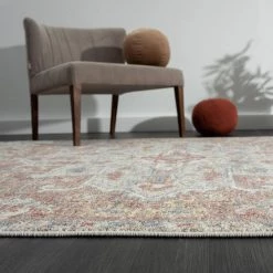 Milas Cream 6 ft. x 9 ft. Oriental Polypropylene Area Rug by Abani -Abani Sales cream abani area rugs mil140a 6 76 1000