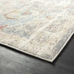 Milas Cream 5 ft. 3 ft. x 7 ft. 6 in. Oriental Polypropylene Area Rug by Abani -Abani Sales cream abani area rugs mil160a 5 c3 1000