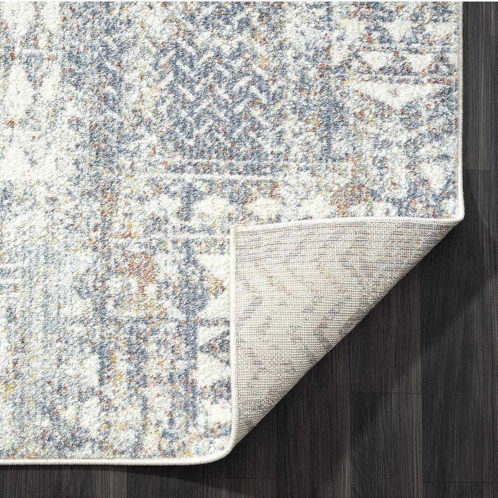 Milas Cream 5 ft. 3 ft. x 7 ft. 6 in. Oriental Polypropylene Area Rug by Abani 8 Milas Cream 5 ft. 3 ft. x 7 ft. 6 in. Oriental Polypropylene Area Rug by Abani - Image 6