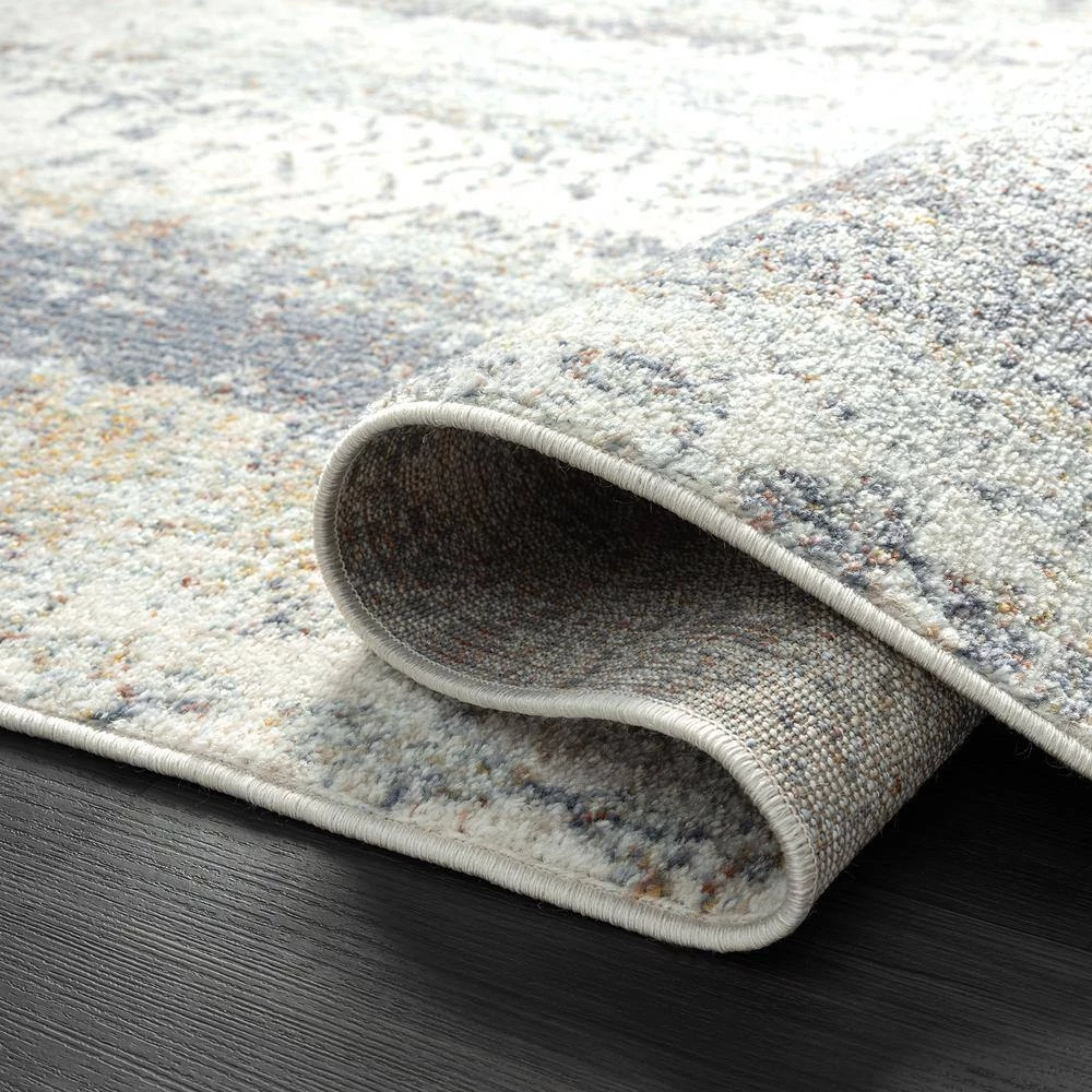 Milas Cream 5 ft. 3 ft. x 7 ft. 6 in. Oriental Polypropylene Area Rug by Abani 7 Milas Cream 5 ft. 3 ft. x 7 ft. 6 in. Oriental Polypropylene Area Rug by Abani - Image 5