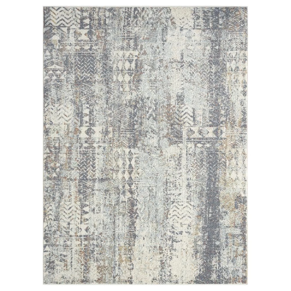 Milas Cream 5 ft. 3 ft. x 7 ft. 6 in. Oriental Polypropylene Area Rug by Abani 3 Milas Cream 5 ft. 3 ft. x 7 ft. 6 in. Oriental Polypropylene Area Rug by Abani