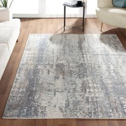 Milas Cream 5 ft. 3 ft. x 7 ft. 6 in. Oriental Polypropylene Area Rug by Abani 14 Milas Cream 5 ft. 3 ft. x 7 ft. 6 in. Oriental Polypropylene Area Rug by Abani -Abani Sales cream abani area rugs mil170a 5 66 1000