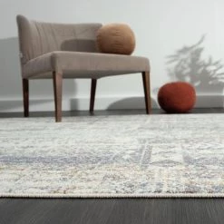 Milas Cream 5 ft. 3 ft. x 7 ft. 6 in. Oriental Polypropylene Area Rug by Abani 20 Milas Cream 5 ft. 3 ft. x 7 ft. 6 in. Oriental Polypropylene Area Rug by Abani -Abani Sales cream abani area rugs mil170a 5 76 1000