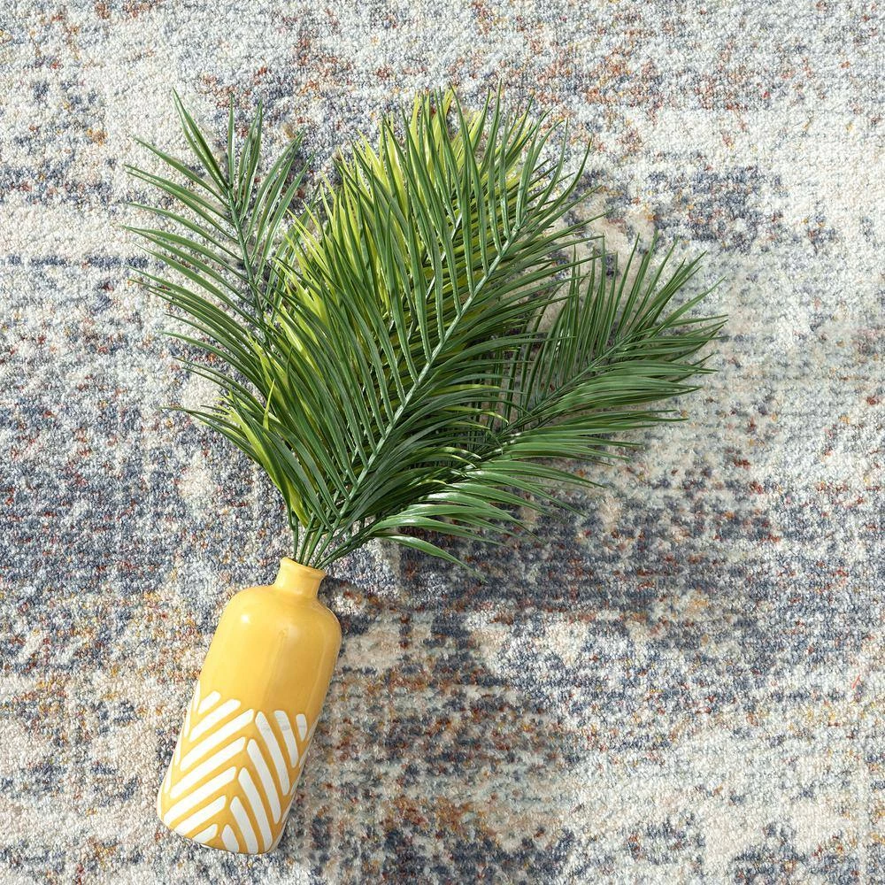 Milas Cream 5 ft. 3 ft. x 7 ft. 6 in. Oriental Polypropylene Area Rug by Abani 10 Milas Cream 5 ft. 3 ft. x 7 ft. 6 in. Oriental Polypropylene Area Rug by Abani - Image 8