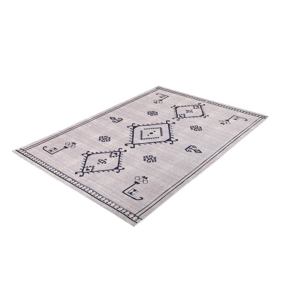 Abani Rugs Molana MOL100A Moroccan Folk Cream 7 ft. 9 in. x 10 ft. 2 in. Area Rug 6 Abani Rugs Molana MOL100A Moroccan Folk Cream 7 ft. 9 in. x 10 ft. 2 in. Area Rug - Image 4