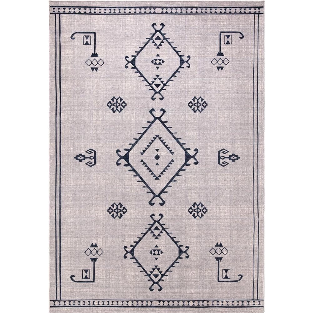 Abani Rugs Molana MOL100A Moroccan Folk Cream 7 ft. 9 in. x 10 ft. 2 in. Area Rug 3 Abani Rugs Molana MOL100A Moroccan Folk Cream 7 ft. 9 in. x 10 ft. 2 in. Area Rug