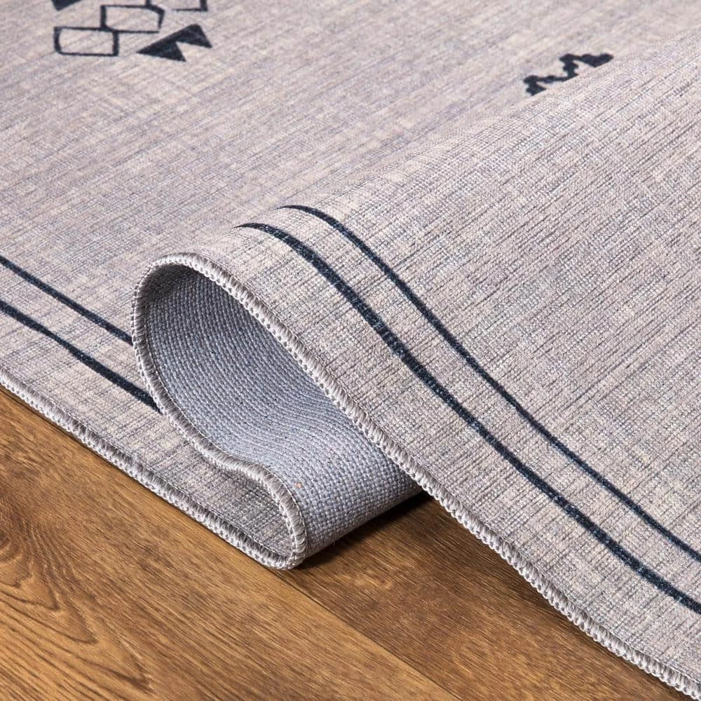 Abani Rugs Molana MOL100A Moroccan Folk Cream 7 ft. 9 in. x 10 ft. 2 in. Area Rug 5 Abani Rugs Molana MOL100A Moroccan Folk Cream 7 ft. 9 in. x 10 ft. 2 in. Area Rug - Image 3