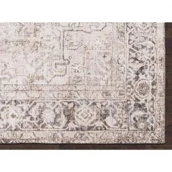 Paloma Cream 6 ft. x 9 ft. Oriental Polyester Area Rug by Abani -Abani Sales cream abani area rugs pal220a 6 40 1000