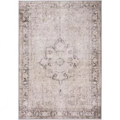 Paloma Cream 6 ft. x 9 ft. Oriental Polyester Area Rug by Abani