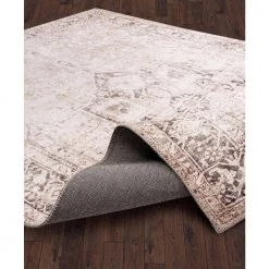 Paloma Cream 6 ft. x 9 ft. Oriental Polyester Area Rug by Abani -Abani Sales cream abani area rugs pal220a 6 c3 1000