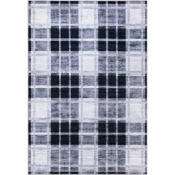 Abani Rugs PAR130A Parker Plaid Cream 7 ft. 9 in. x 10 ft. 2 in. Area Rug