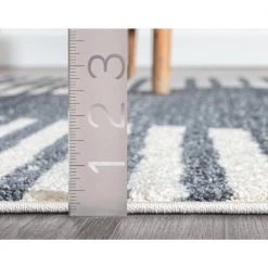 Tulum Cream 5.3 ft. x 7.6 ft. Striped Polypropylene Area Rug by Abani 14 Tulum Cream 5.3 ft. x 7.6 ft. Striped Polypropylene Area Rug by Abani -Abani Sales cream abani area rugs tul100a 5 1f 1000