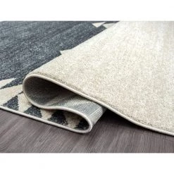 Tulum Cream 6 ft. x 9 ft. Geometric Polypropylene Area Rug by Abani -Abani Sales cream abani area rugs tul110a 6 c3 1000