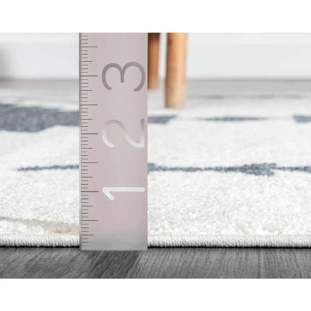 Tulum Cream 7.9 ft. x 10.2 ft. Abstract Polypropylene Area Rug by Abani 8 Tulum Cream 7.9 ft. x 10.2 ft. Abstract Polypropylene Area Rug by Abani - Image 6