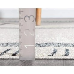 Tulum Cream 7.9 ft. x 10.2 ft. Abstract Polypropylene Area Rug by Abani -Abani Sales cream abani area rugs tul140a 8 1f 1000