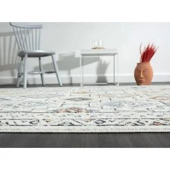 Venus Cream 6 ft. x 9 ft. Oriental Polypropylene Area Rug by Abani -Abani Sales cream abani area rugs vns150a 6 44 1000