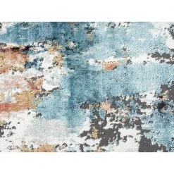 Azure Grey 7 ft. 9 in. x 10 ft. 2 in. Abstract Polyester Area Rug by Abani -Abani Sales grey abani area rugs azr160a 8 1f 1000