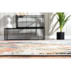 Azure Grey 7 ft. 9 in. x 10 ft. 2 in. Abstract Polyester Area Rug by Abani -Abani Sales grey abani area rugs azr160a 8 4f 1000