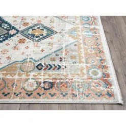 Azure Grey 7 ft. 9 in. x 10 ft. 2 in. Oriental Polyester Area Rug by Abani -Abani Sales grey abani area rugs azr170a 8 40 1000