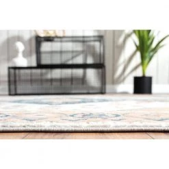 Azure Grey 7 ft. 9 in. x 10 ft. 2 in. Oriental Polyester Area Rug by Abani -Abani Sales grey abani area rugs azr170a 8 4f 1000