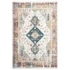 Azure Grey 7 ft. 9 in. x 10 ft. 2 in. Oriental Polyester Area Rug by Abani -Abani Sales grey abani area rugs azr170a 8 64 1000