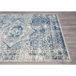 Casa Grey 7 ft. 9 in. x 10 ft. 2 in. Distressed Polypropylene Area Rug by Abani -Abani Sales grey abani area rugs cas180a 8 40 1000