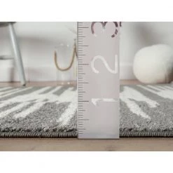 Casa Grey 4 ft. x 6 ft. Geometric Polypropylene Area Rug by Abani -Abani Sales grey abani area rugs cas270a 4 44 1000